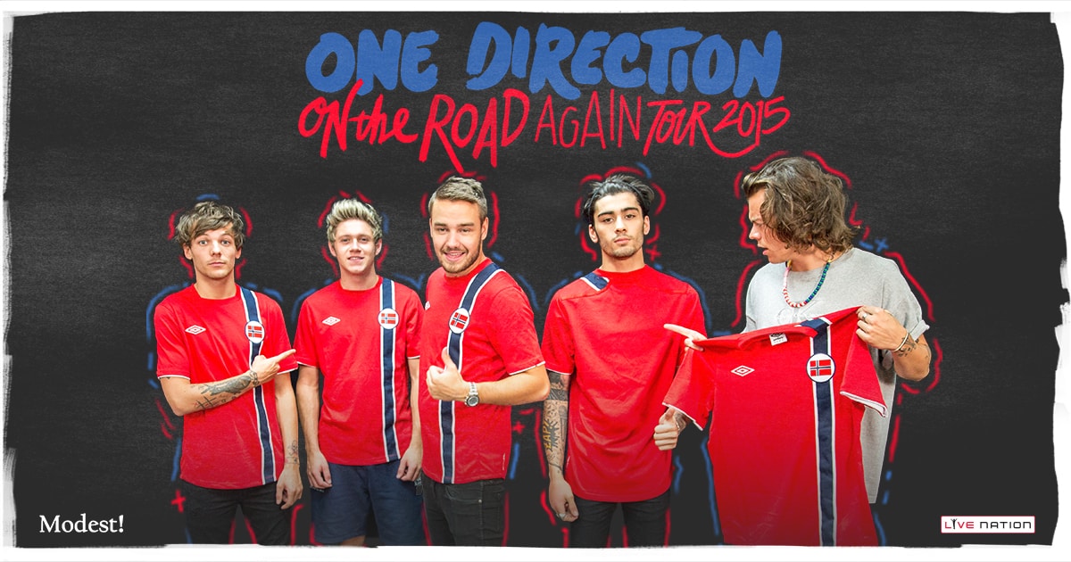 One Direction til Norge, One Direction, On the Road Again tour 2015