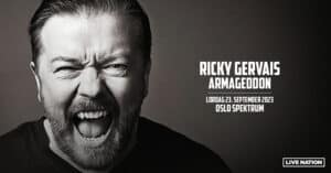 Ricky Gervais returnerer til Norge | Ticketmaster NO Blogg