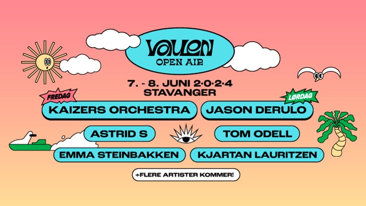 Vaulen Open Air første artister 2024