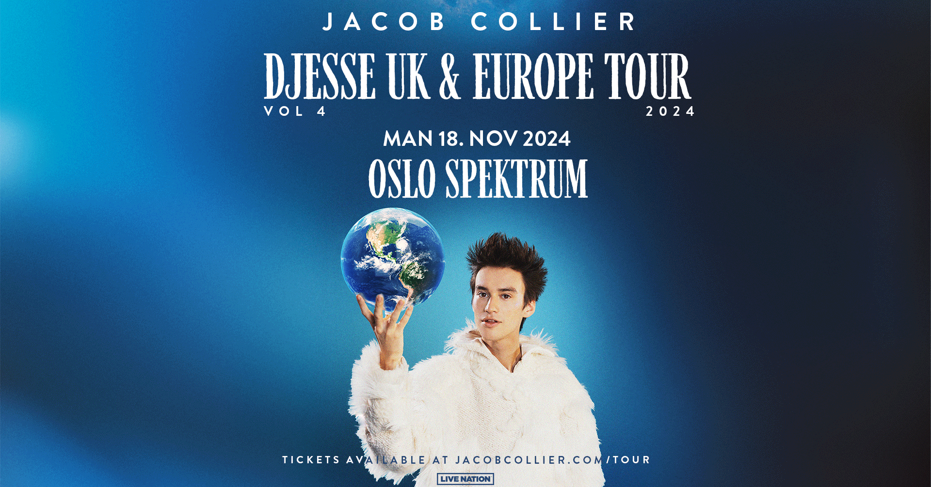 JACOB COLLIER TIL OSLO SPEKTRUM Ticketmaster NO Blogg