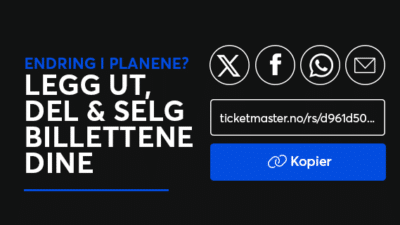 Ticketmaster Resale Share Listing