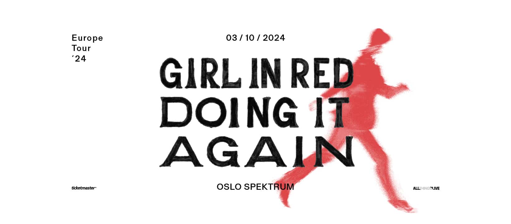 girl in red til Oslo Spektrum, 3. oktober