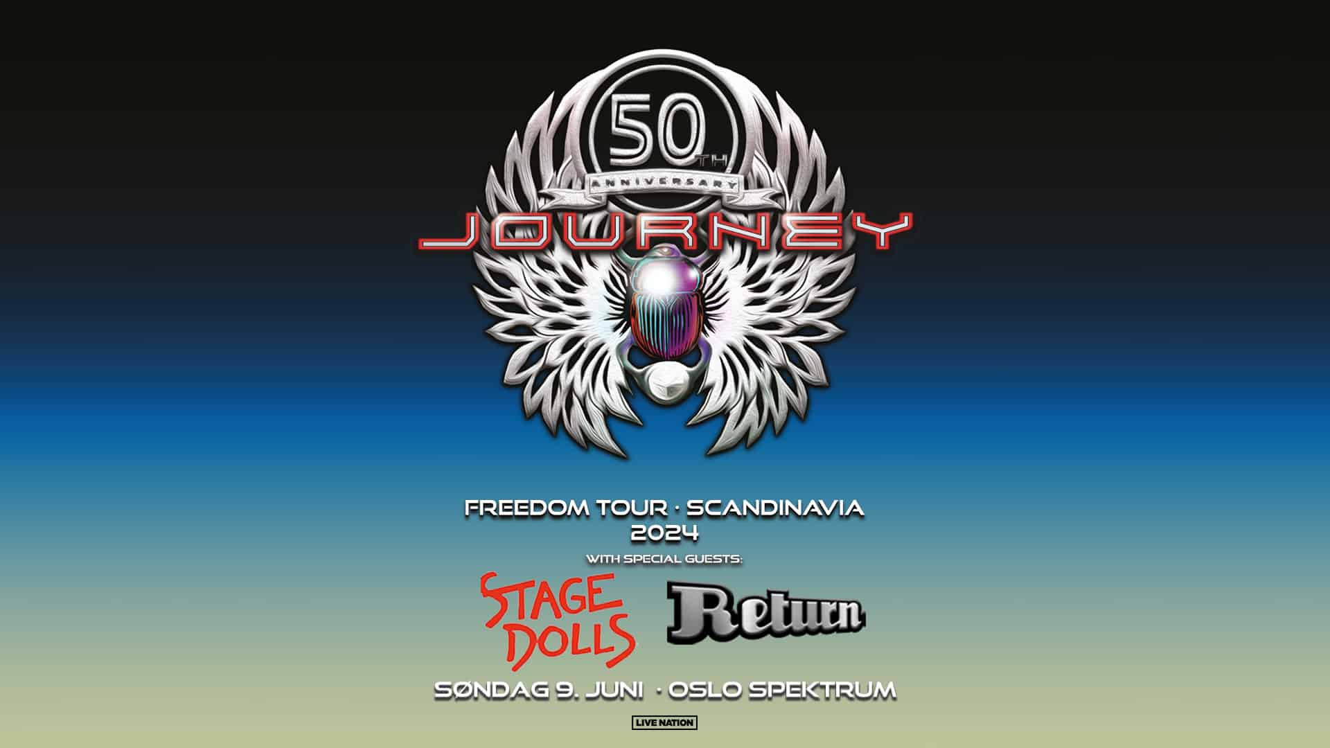 Legendariske Journey til Norge i juni med special guests Stage Dolls og