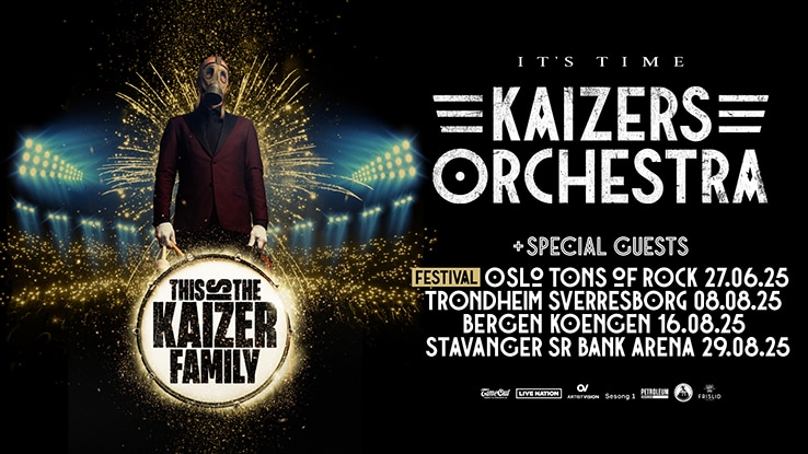 Kaizers Orchestra - stadiumturné 2025