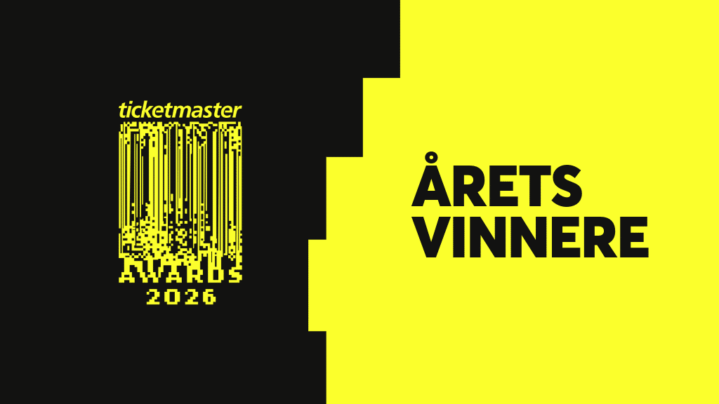 Sjekk ut vinnerne av Ticketmaster Awards 2026